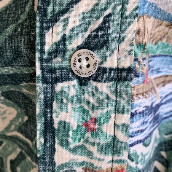 🎉HOST PICK🎉 Reyn Spooner Mele Kalikimaka 2007 Limited Issue Aloha Shirt - XXL - Picture 16 of 16